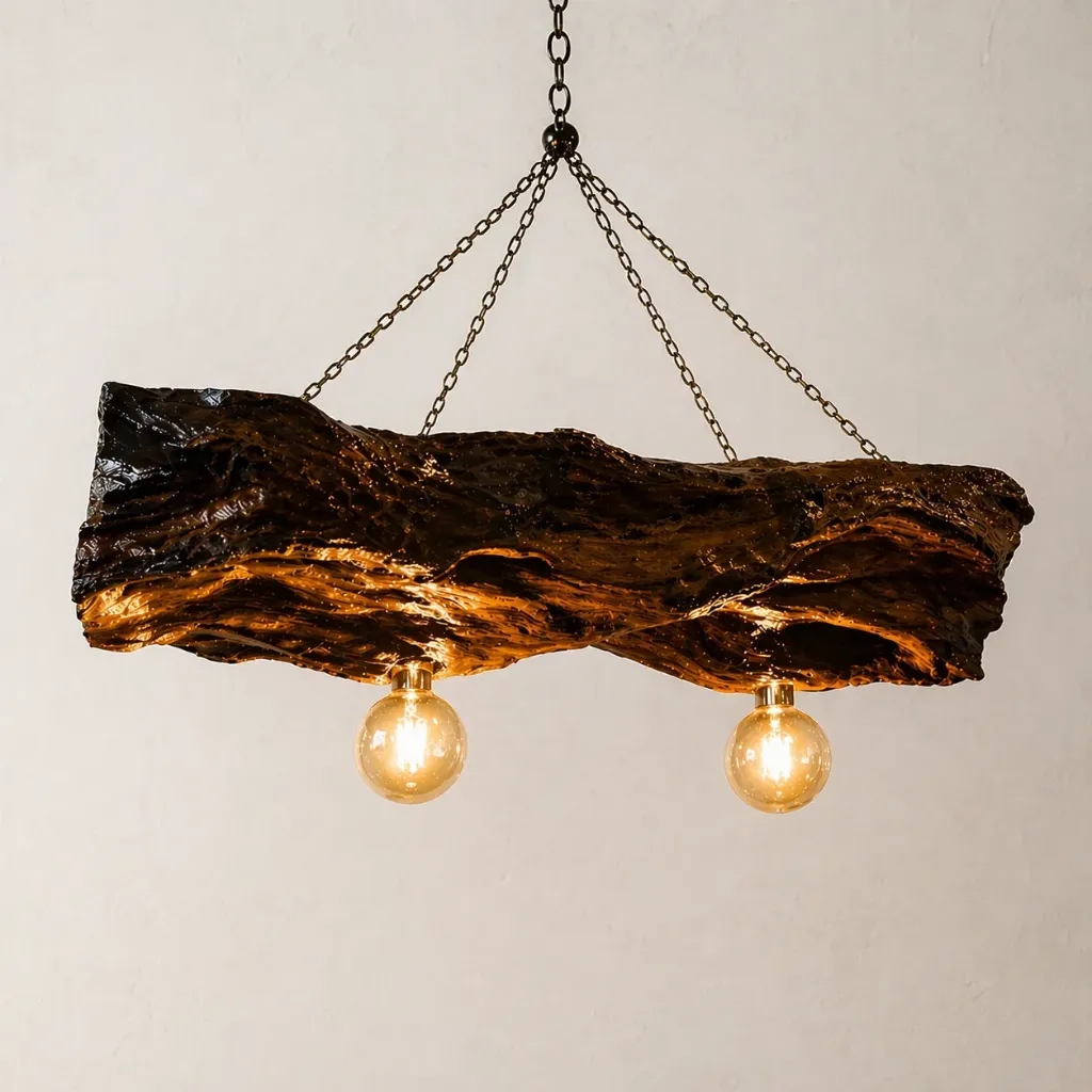 Ceiling Wood Light L